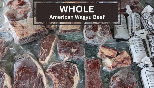 WHOLE BEEF Premium Grass-Fed American Wagyu Bulk Beef (DEPOSIT ORDER)